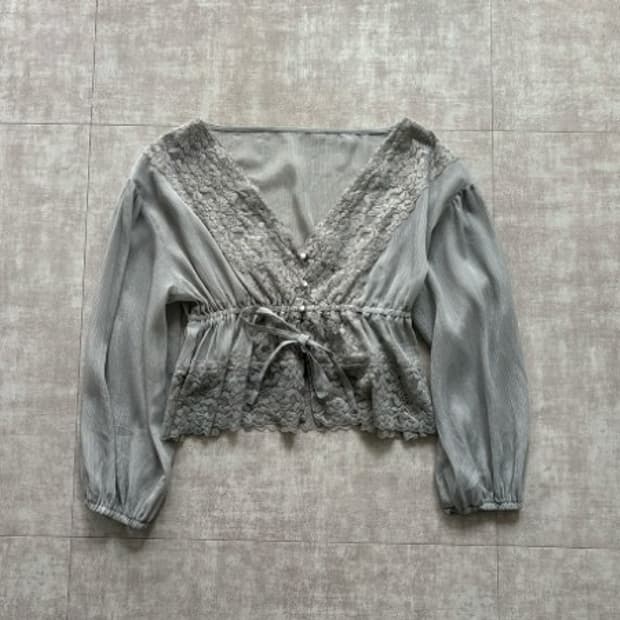 lace chiffon blouse