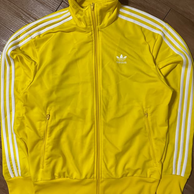 아디다스 파이어버드 옐로우 트랙탑 L 판매
