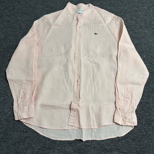 라코스테 헨리넥 린넨 셔츠