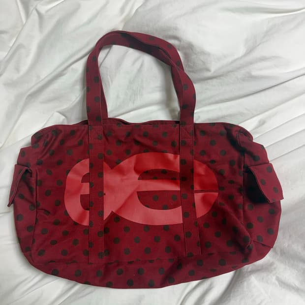 엔조블루스 스퀘어숄더백 레드도트