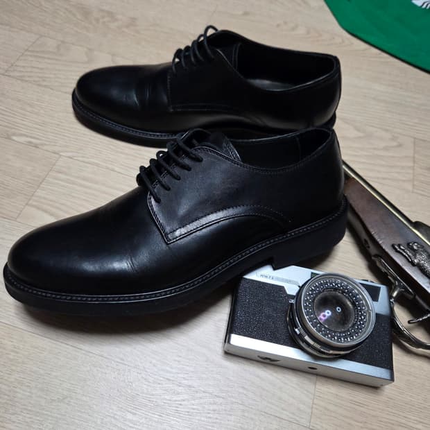 (5분 착용)(ITALY)S.T.DUPONT 클래식 더비 구두 5홀 