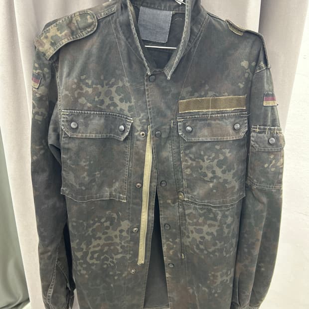 카모 밀리터리 포켓 셔츠