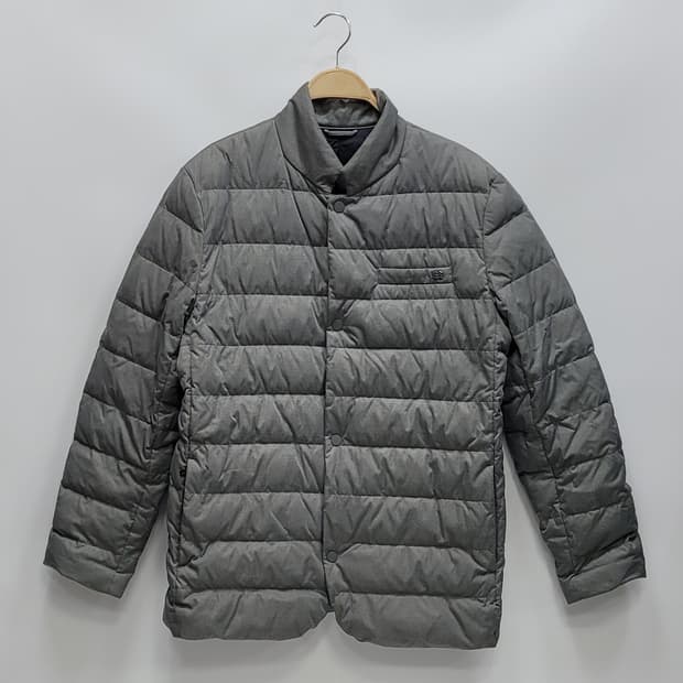 KOLON 코오롱 구스 다운 경량 패딩 자켓 / 남 100 그레이