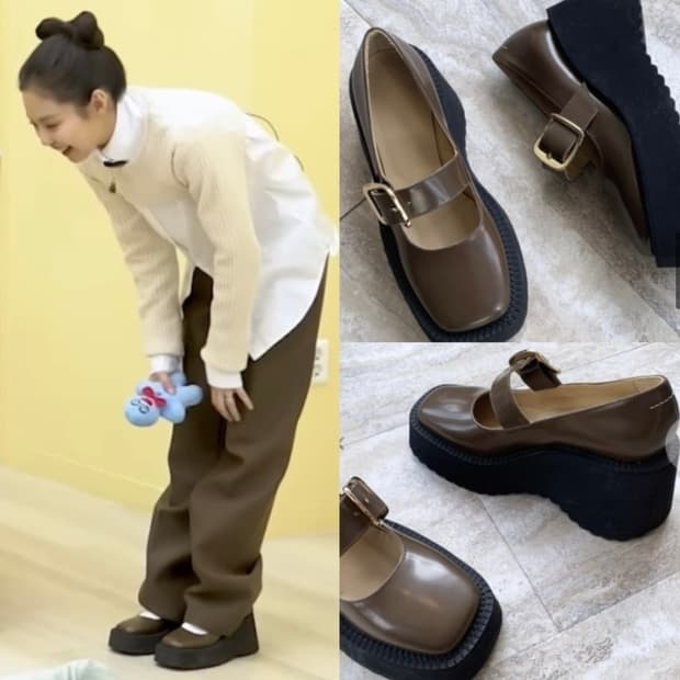 37) mm6 마르지엘라 메리제인 웨지힐 제니