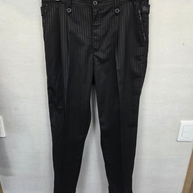 버버리 올드스쿨 빈티지 핀턱 썸머 슬렉스 팬츠 대략 32