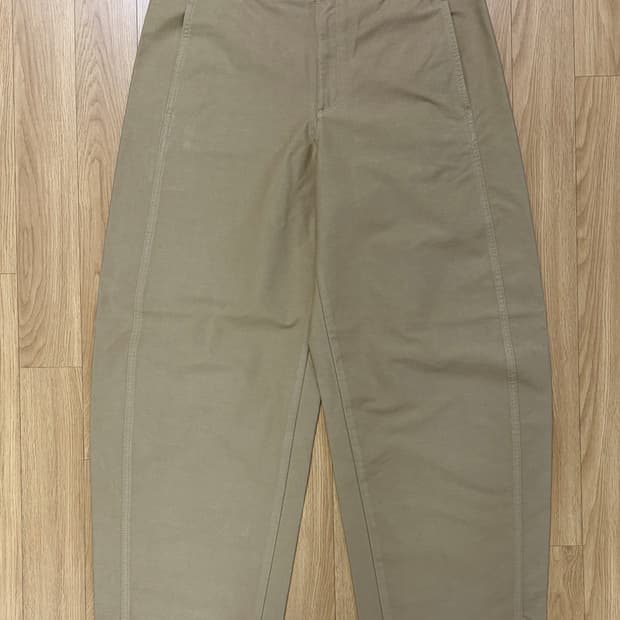 유니클로 / 저지배럴레그팬츠 / 브라운 / XXL