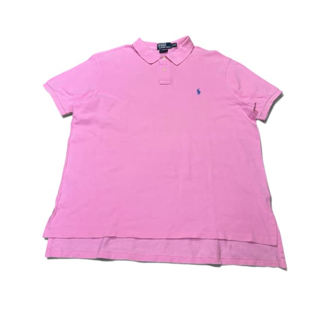 2XL 폴로 랄프로렌 핑크 빅사이즈 PK 반팔 카라티