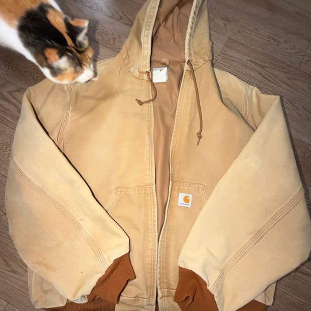 칼하트 브라운 액티브자켓 j131 08년생산