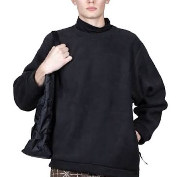 kapital reverse fleece BIG crew sweats