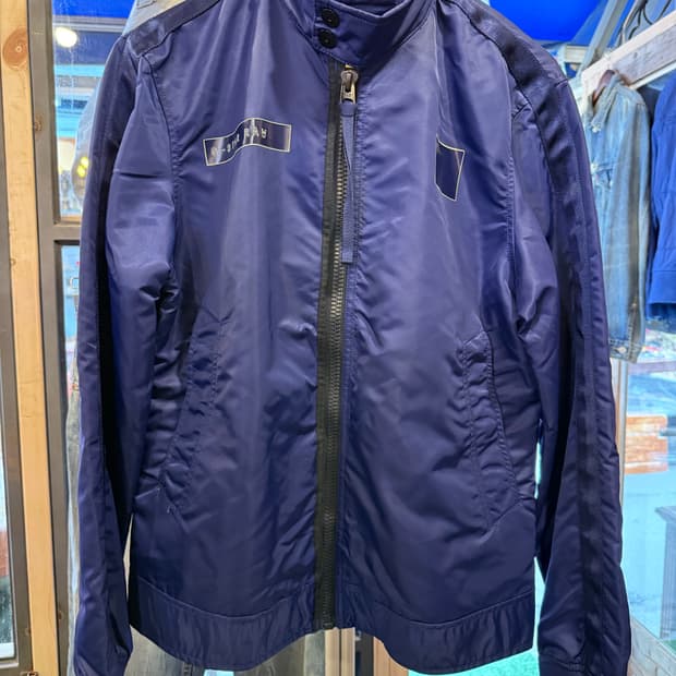 지스타 로우 네이비 해링턴 자켓