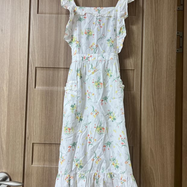 빈티지 플라워패턴 앞치마