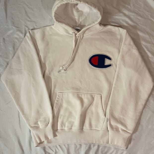 챔피온 빅로고 후드