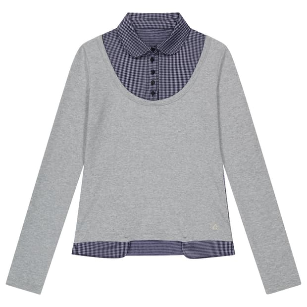 COYSEIO_REVERSIBLE COLLAR LONSLEEVES NV