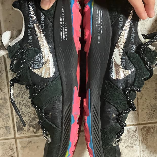 나이키 오프화이트 줌 테라 카이거 운동화