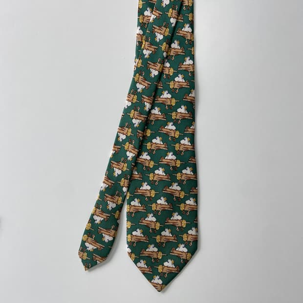 무민 캐릭터 실크넥타이