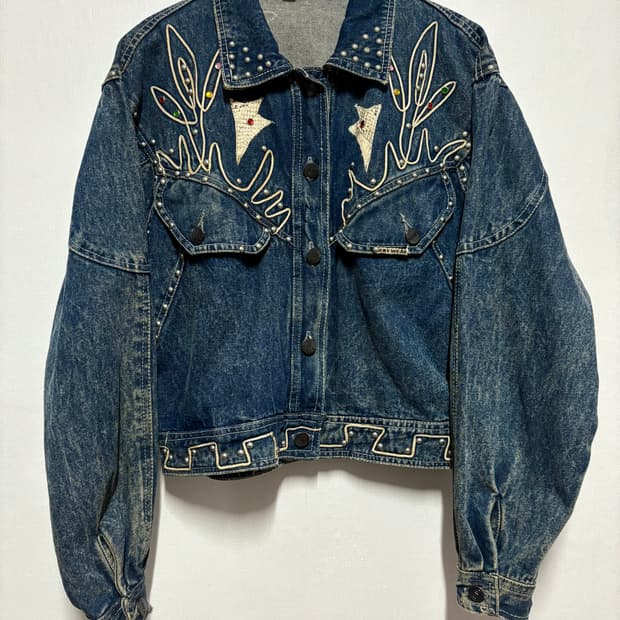 [M] Hany Wear 잼스톤 데님 크롬 자켓