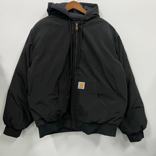 칼하트 블랙 후드패딩