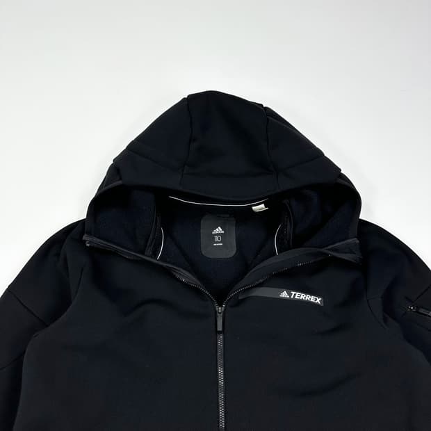 아디다스 테렉스 풀오버 블랙 후드집업 (XXL)