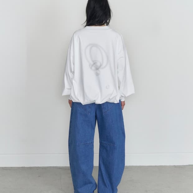 오들리워크샵 puff Tee, dove