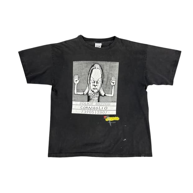 빈티지 90s 비비스 앤 버트헤드 몽타주 티셔츠