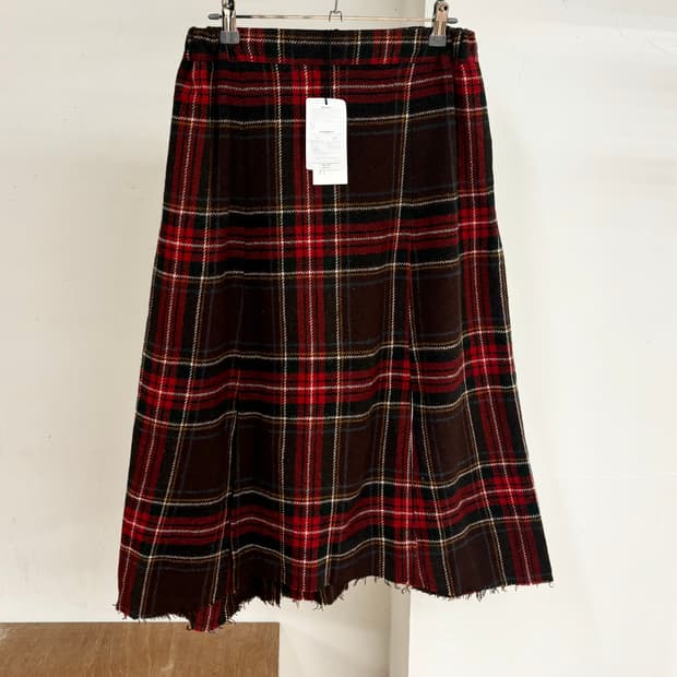 사이블 사렐 타탄 체크 퀄트 스커트