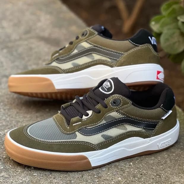 (290) 반스 스케이트 웨이비 다크올리브