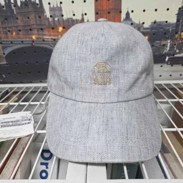 브루넬로쿠치넬리 남성여름모자 린넨 헴프 볼캡 KG58