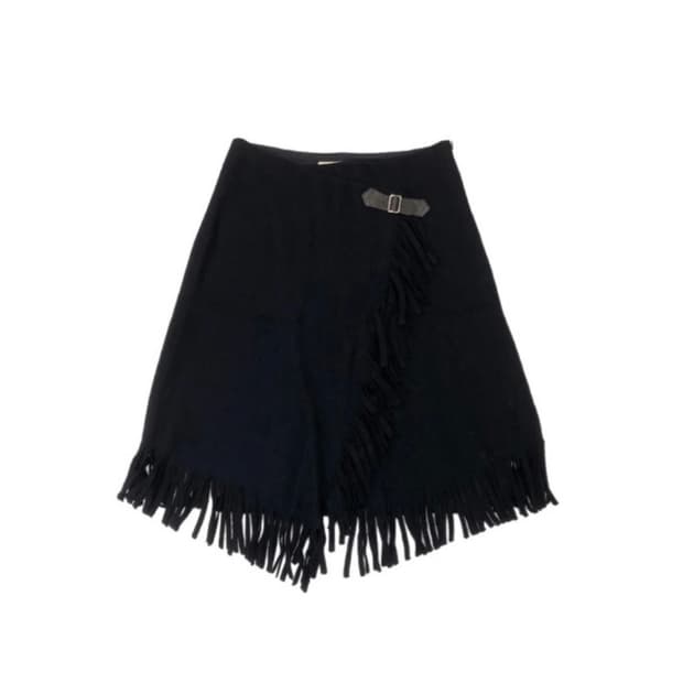 BEAMS Fringe skirt