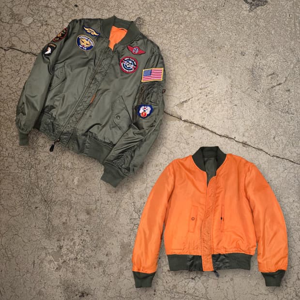 Alpha Industries MA-1플라이트 리버서블 자켓