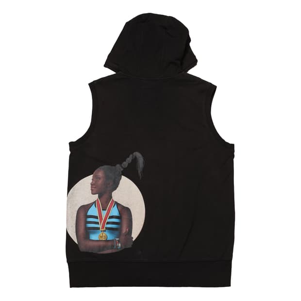 Y-3 hood vest