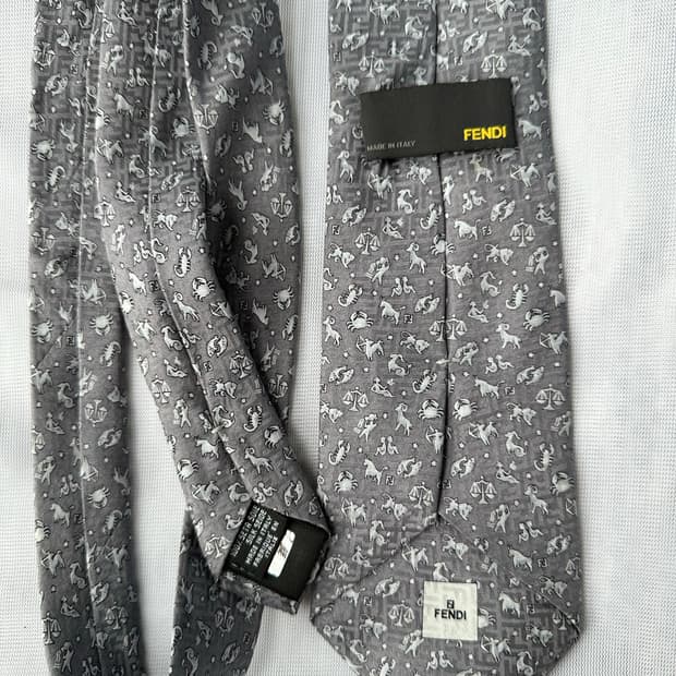 펜디 남성 실크 넥타이