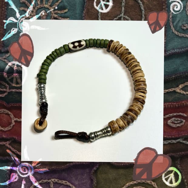 Wood Bohemian bracelet