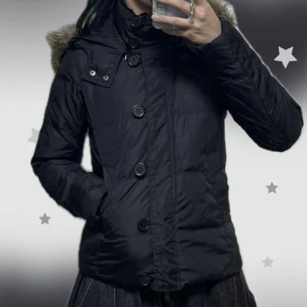 Calvin Klein Jeans 슬림핏 덕다운 패딩