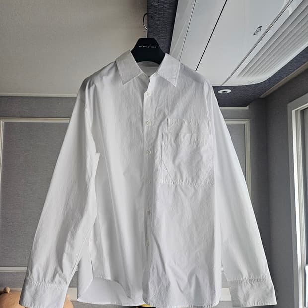 [거의 새것] 솔리드옴므 화이트 셔츠 남방 48