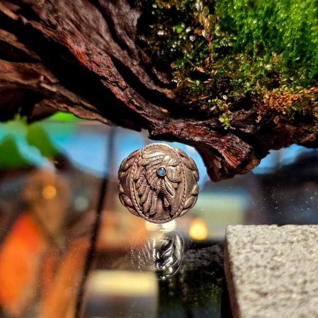 USA Vintage Silver925 Native Ring