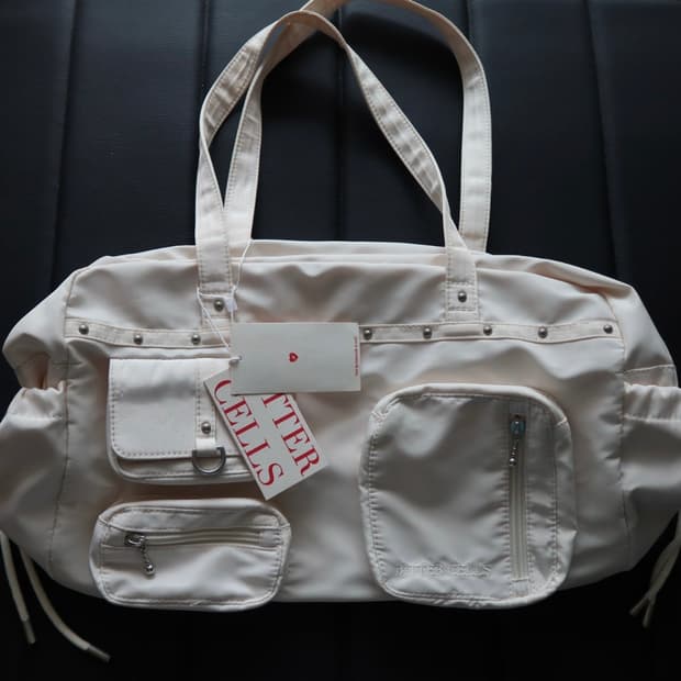 비터셀즈_ Carry Cargo Bag-Cream(새상품)