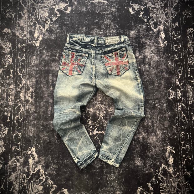2000s style denim pants