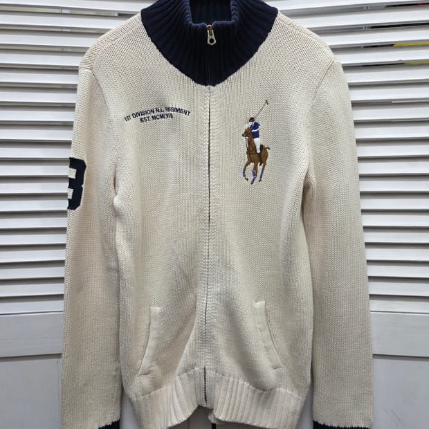 폴로 랄프로렌 니트 집업