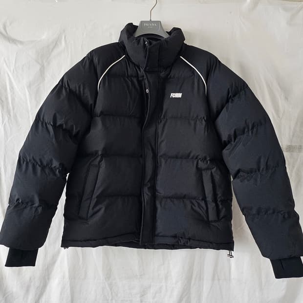 FCMM 클럽 팀 파이핑 숏 패딩 블랙 M