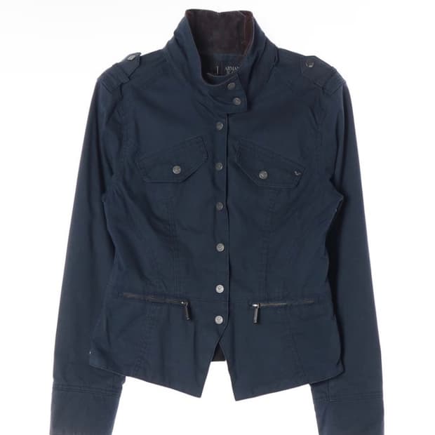 아르마니진스 하이넥 자켓