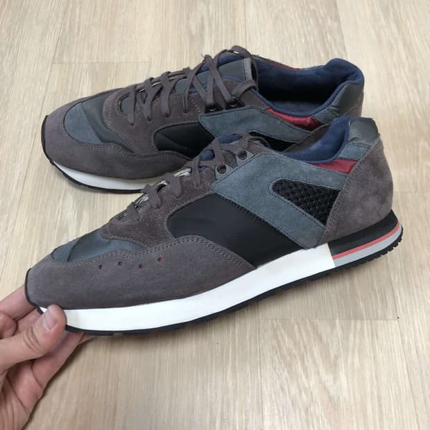 (41) 리프로덕션 오브 파운드 리오파 프렌치 밀리터리 트레이너 스니커즈