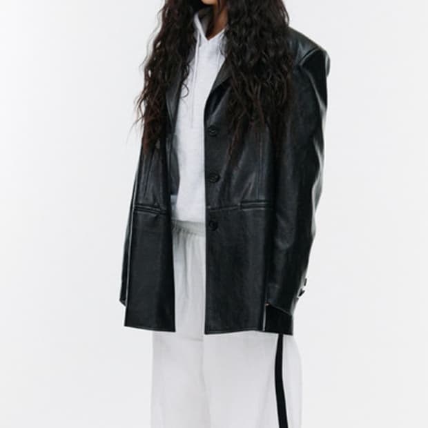 에스이오 가죽자켓 2사이즈