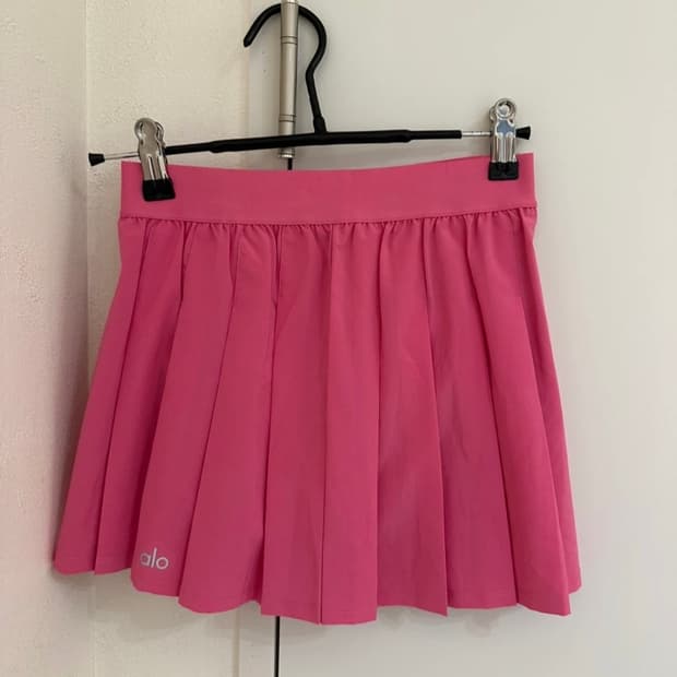 Alo 알로 핑크 테니스 스커트 (XXS)