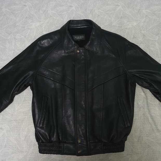 빈티지 양가죽 봄버 자켓