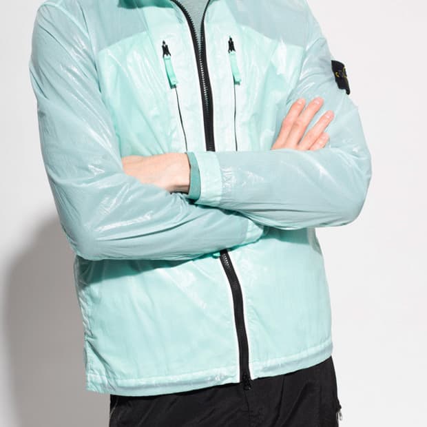 스톤아일랜드 루시도-TC 팩커블 윈드 후드 자켓 