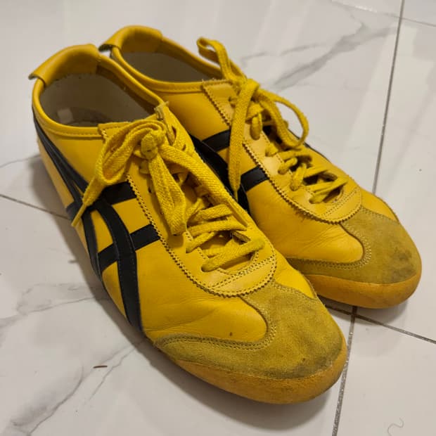 오니츠카타이거 멕시코66 옐로우 블랙