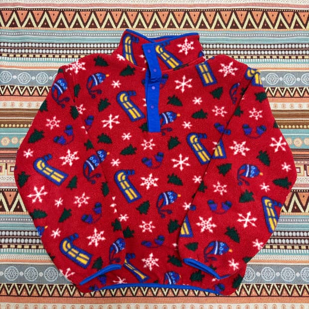 llbean 90’s Aztec Fleece 엘엘빈 플리스 