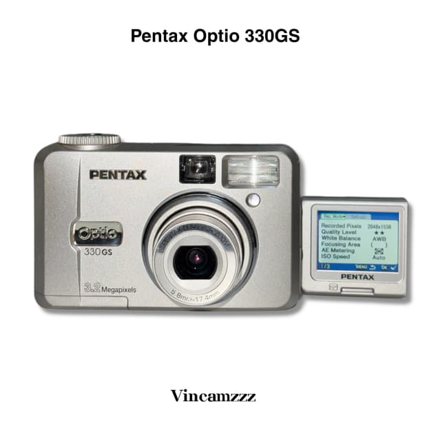 [레어] Pentax 펜탁스 OPTIO 330GS (셀피가능)