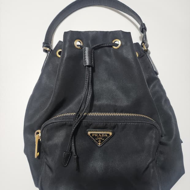 정품 프라다 포코노 버킷백.복조리백