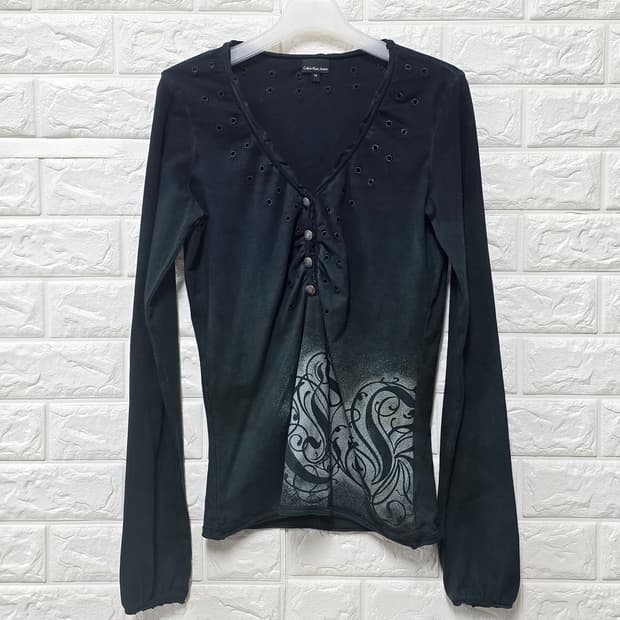 택포) 캘빈클라인 CK 긴팔 티셔츠 M